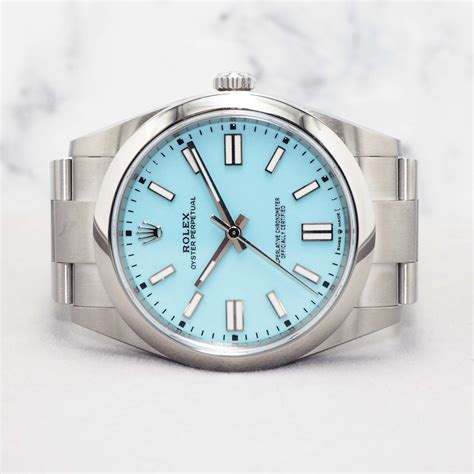 rolex op 31 blue|rolex 41mm tiffany blue.